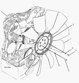 acheter Pale de ventilateur du moteur C7 230-2892 pour des pièces de rechange d'excavatrice de  325d online manufacture