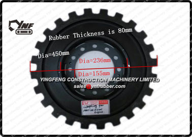 acheter L'aa dactylographient à des accessoires de l'excavatrice 270*¢24T l'accouplement en caoutchouc pour le moteur diesel d'excavatrice online manufacture