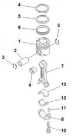 acheter le piston 6152-32-2510, pc400-7 de moteur d'excavatrice partie le piston de moteur online manufacture