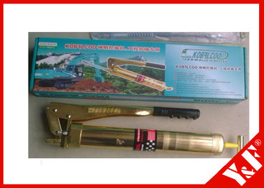 acheter La poignée de pistolet résistante de graisseurs à pression de Kobleco place la couleur d'or de doubles cylindres online manufacture