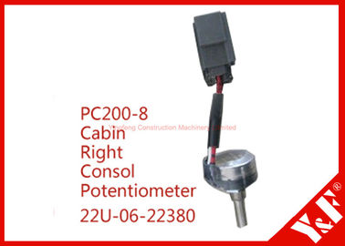 acheter Potentiomètre électrique 22U-06-22380 de fonds consolidé de droite de carlingue des pièces PC200-8 d'excavatrice de KOMATSU online manufacture