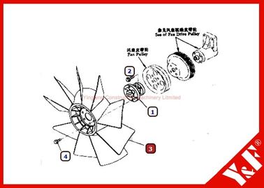 acheter Lame de ventilateur d'excavatrice de KOMATSU online manufacture