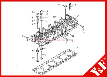 acheter Garniture principale durable 6731-11-1370 de l'Assy 6735-11-1821 de cylindre online manufacture