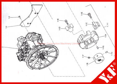 acheter Excavatrice de Kobelco couplant l'excavatrice de la difficulté SK460-8 de LS30P01063S004 LS30P01063S003 online manufacture