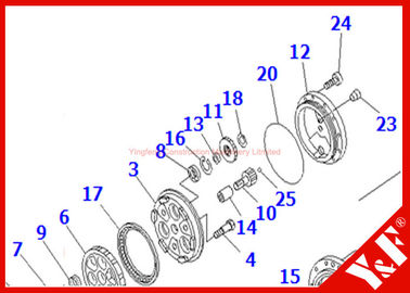 acheter Pièces d'excavatrice de BR210 BR200 KOMATSU, Assy de vitesse de TZ263B1104-00 TZ263B1204-00 rv online manufacture