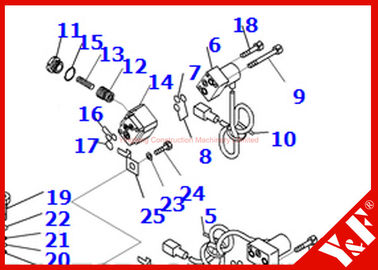 PC300 - soupape de commande 8 702-21-57500 pour PC350 - pompe 8 hydraulique principale