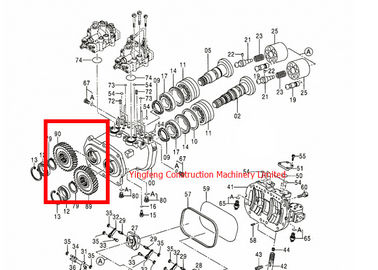 3100993 / 3100994 accessoires d'excavatrice de Hitachi de vitesse de pompe hydraulique