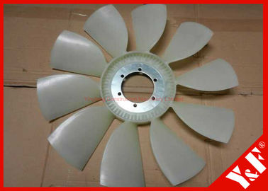 La lame de ventilateur d'excavatrice de R210-5 Hyundai pour le moteur 620-108-128-6T10 6 de D6BT troue 10 lames
