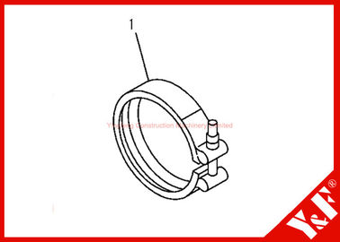 L'excavatrice de KOMATSU partie le moteur de la BRIDE 6D102 de PC200-7 6732-81-8220