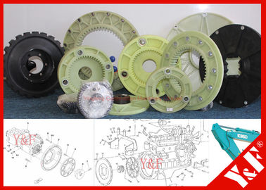 Bride en nylon pour l'accouplement de moteur de pompe hydraulique d'entraînement de moteur de rouleau de route de SAKAI SV512D pour les pièces de machines de terrassement