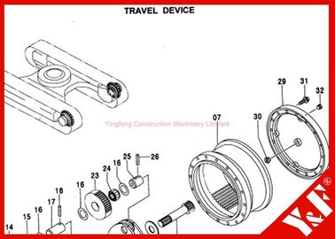 Pièces de rechange d'excavatrice de Hitachi 9180429 1027082 4110369 4321887 3085566